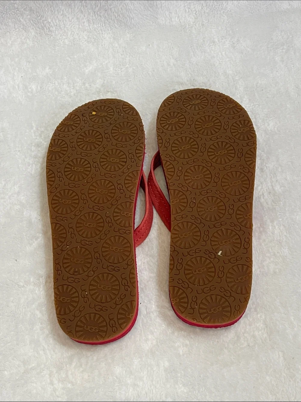 UGG Red Women's Flip Flop Sandals